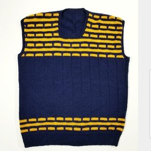 🚫SOLD🚫 Vtg Rectangle 70s 90s Sweater Vest